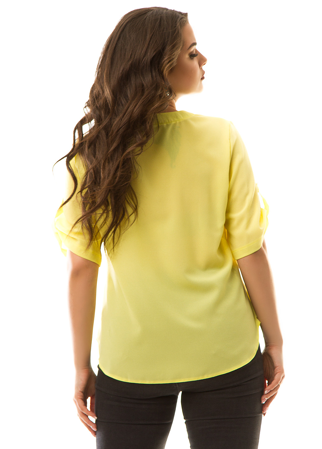 Желтая демисезонная блуза Demma