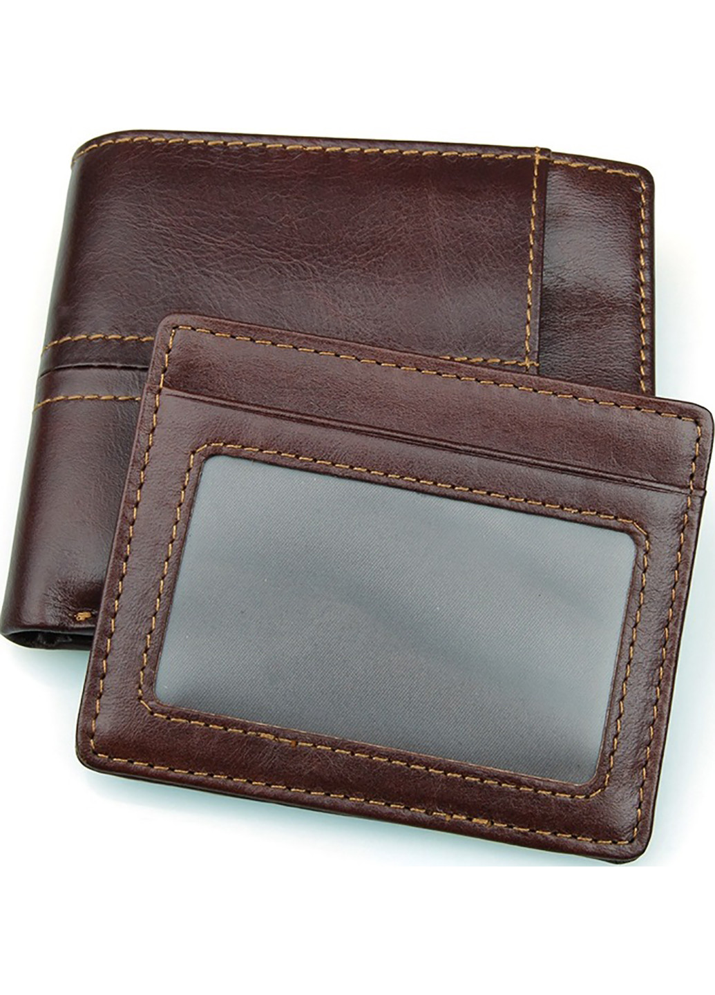 Мужской кожаный кошелек 11х10 см Vintage (229460276)