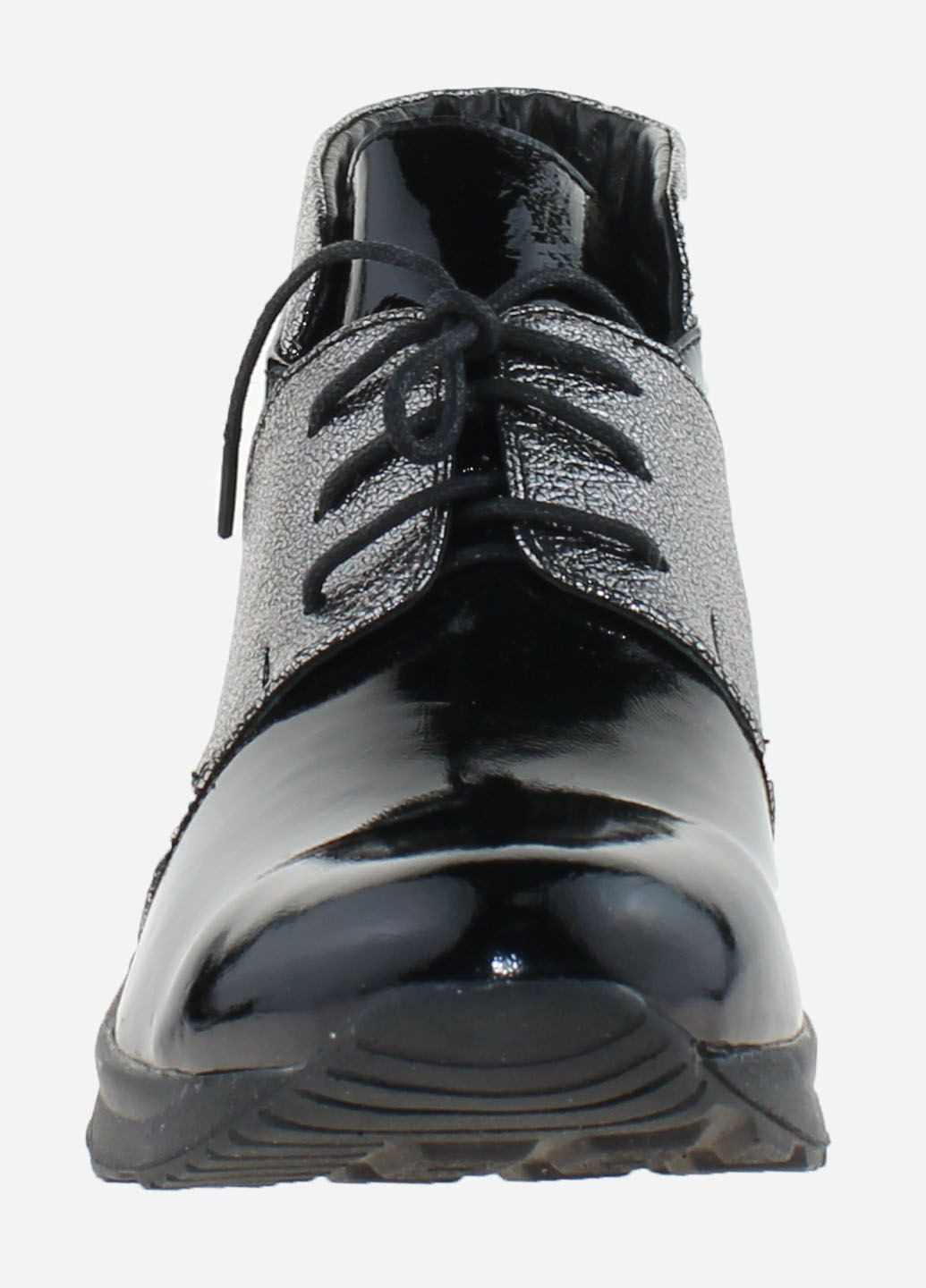 Осенние ботинки ro18209 черный-никель Olevit