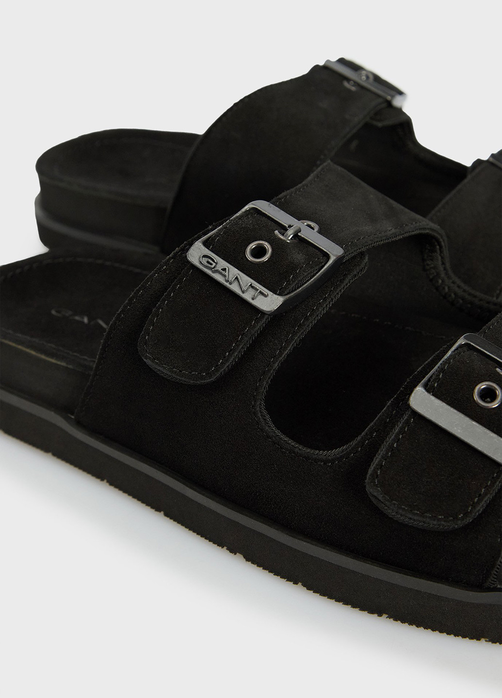 Черные кэжуал шлепанцы Gant