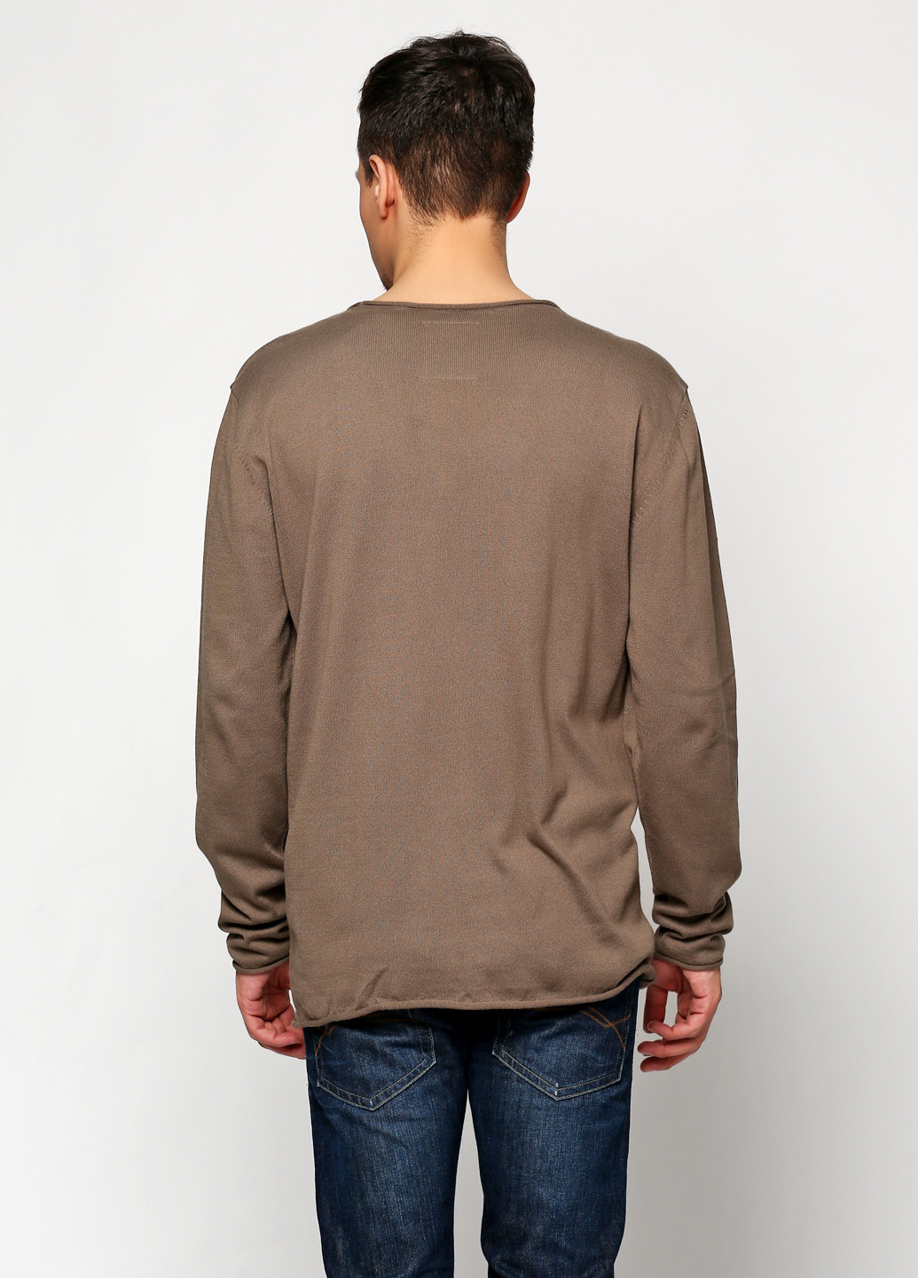 Коричневый демисезонный пуловер пуловер Tom Tailor