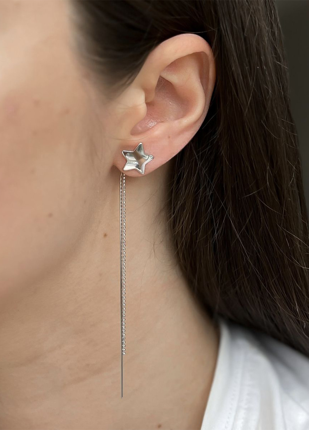 Серьги Silver Flame (260417124)