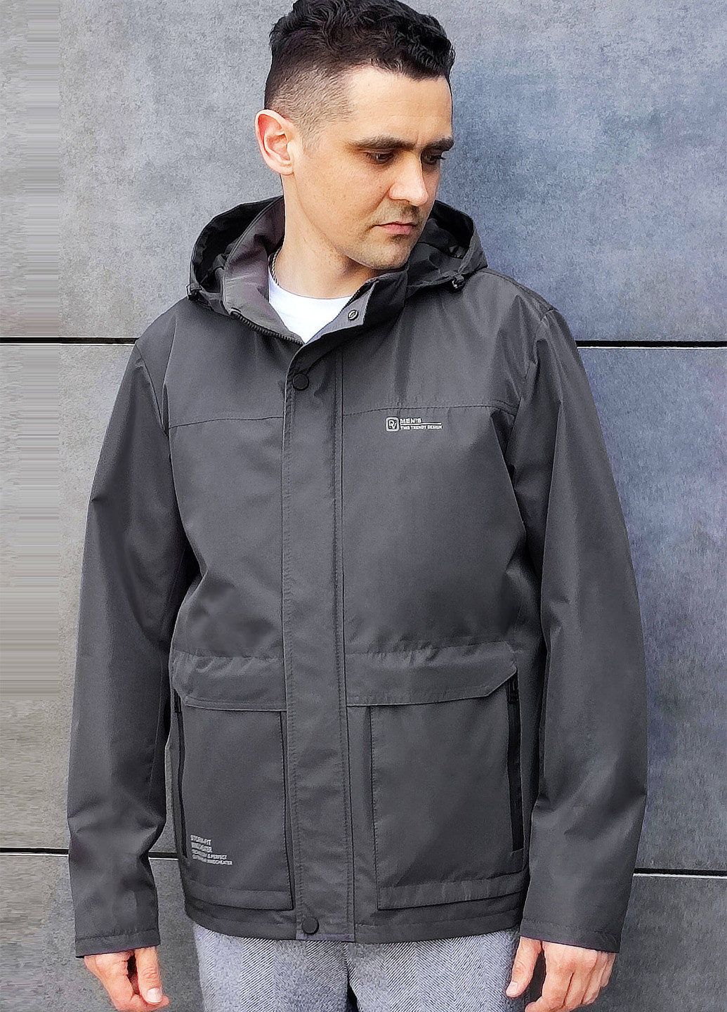 Серая демисезонная куртка Sun's House