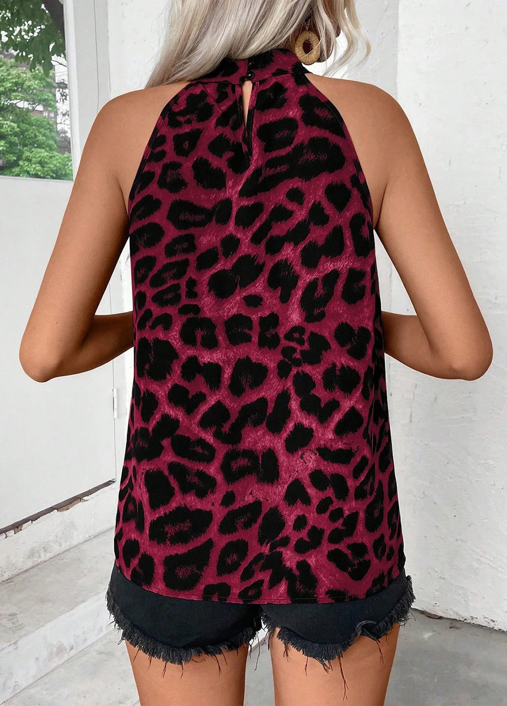 Комбинированная блуза SHEIN