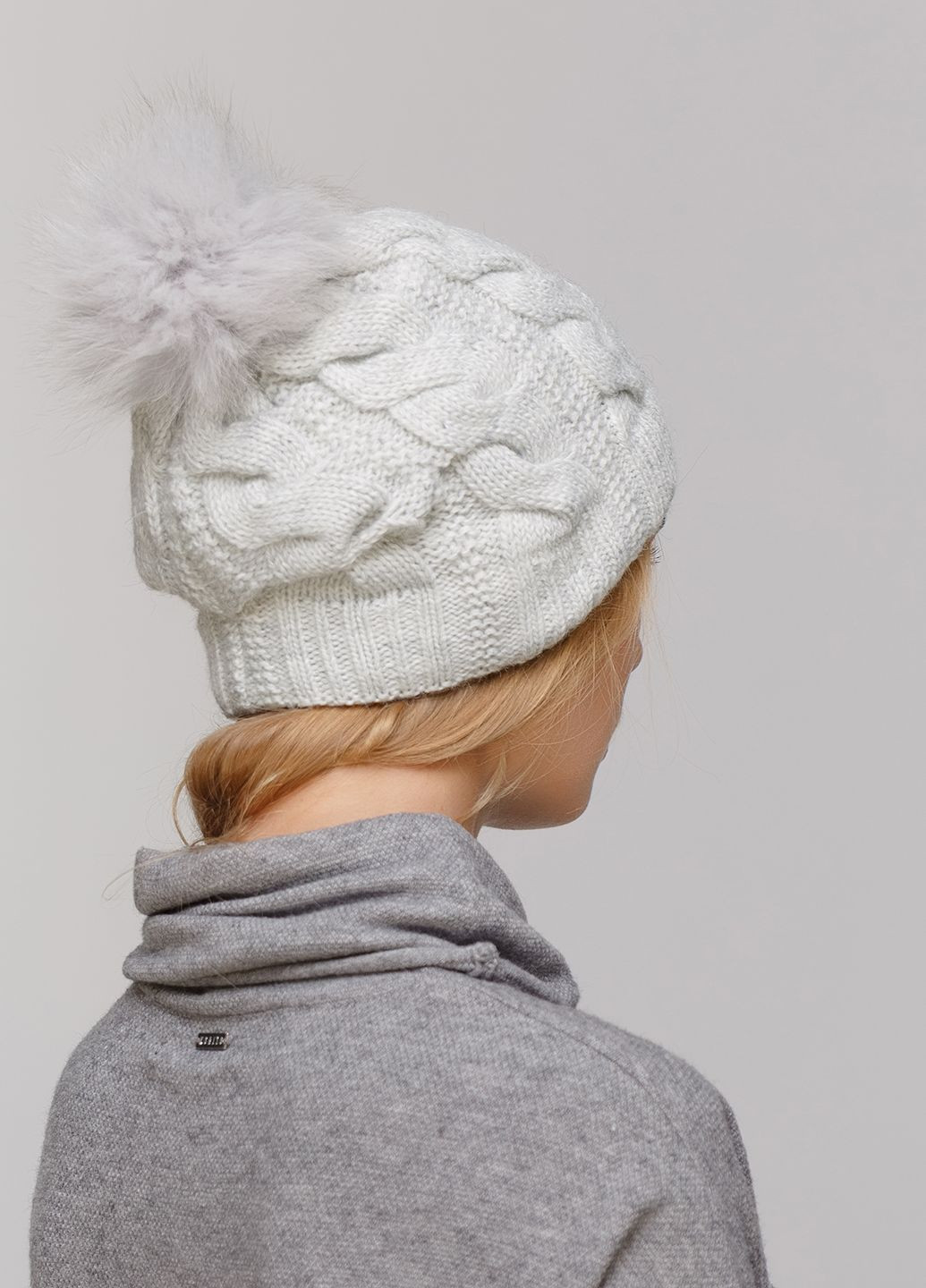 Зимова жіноча тепла шапка на флісовій підкладці 550658 Merlini (249643062)