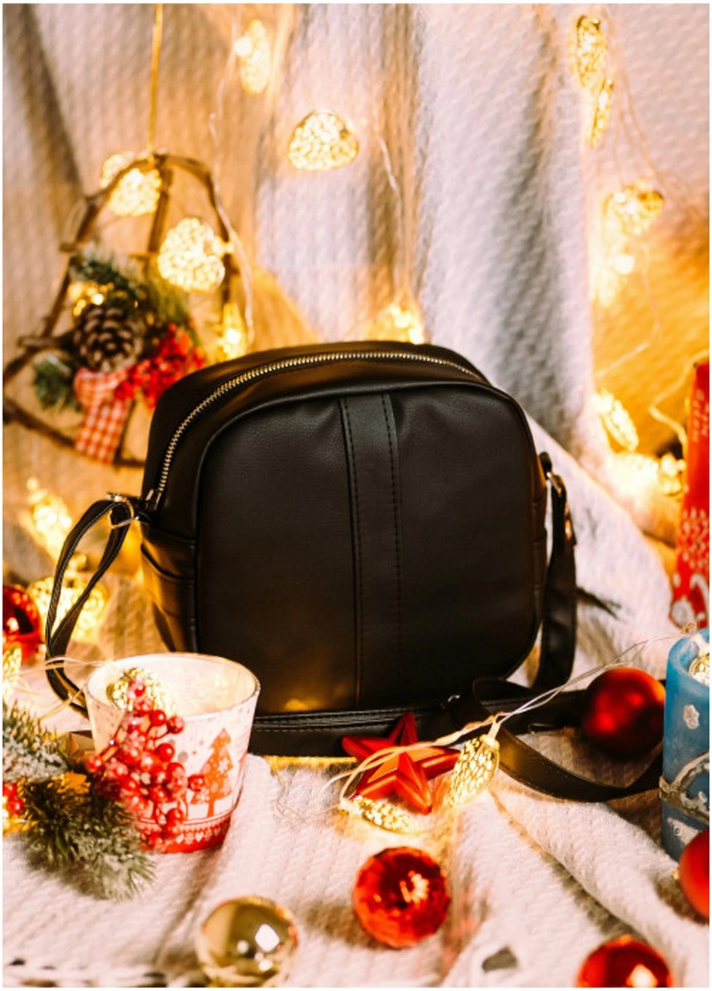 Сумка крос-боді жіноча 20х8х20 см Sambag (211366430)