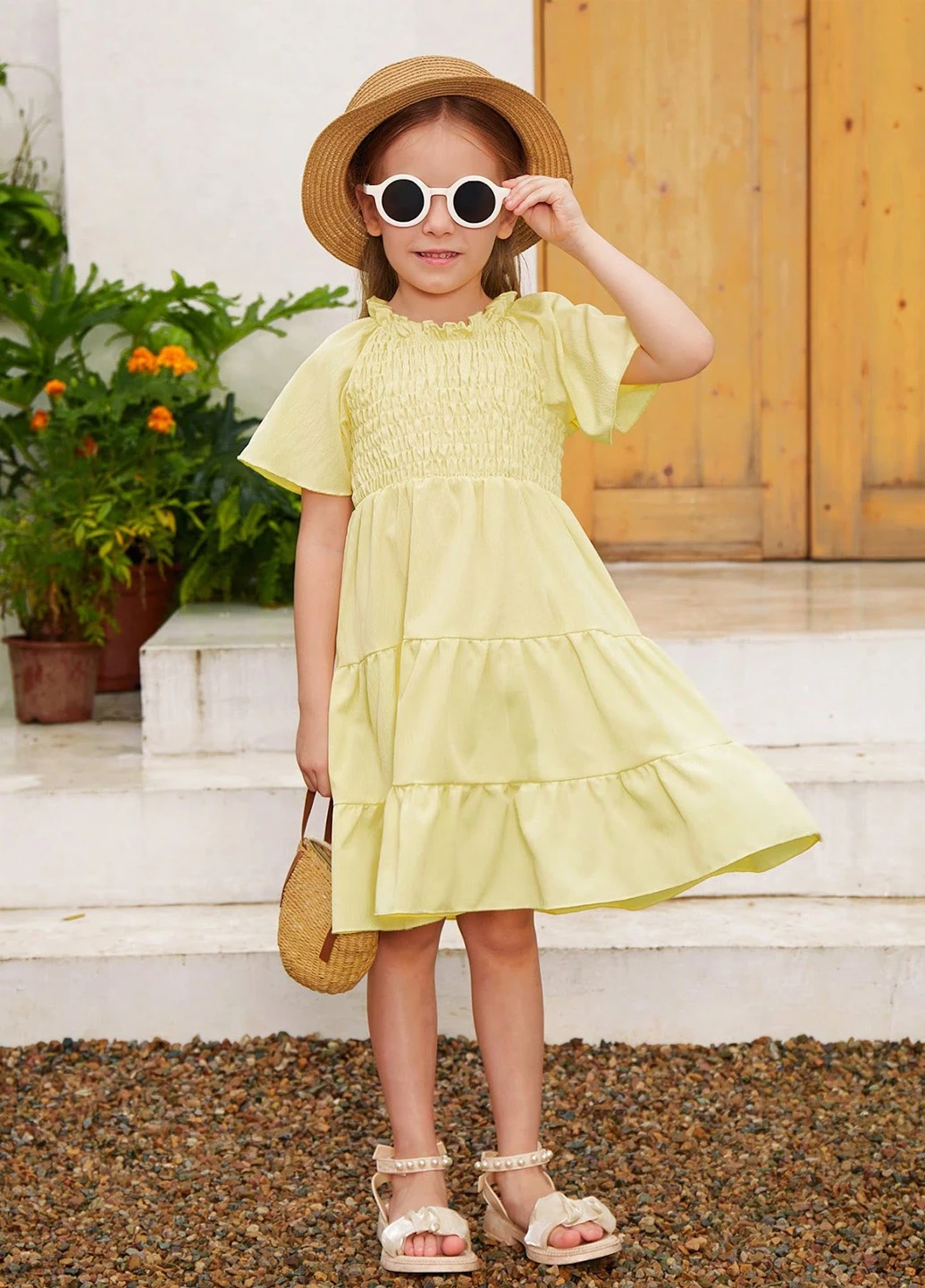 Жовта сукня SHEIN (324629759)
