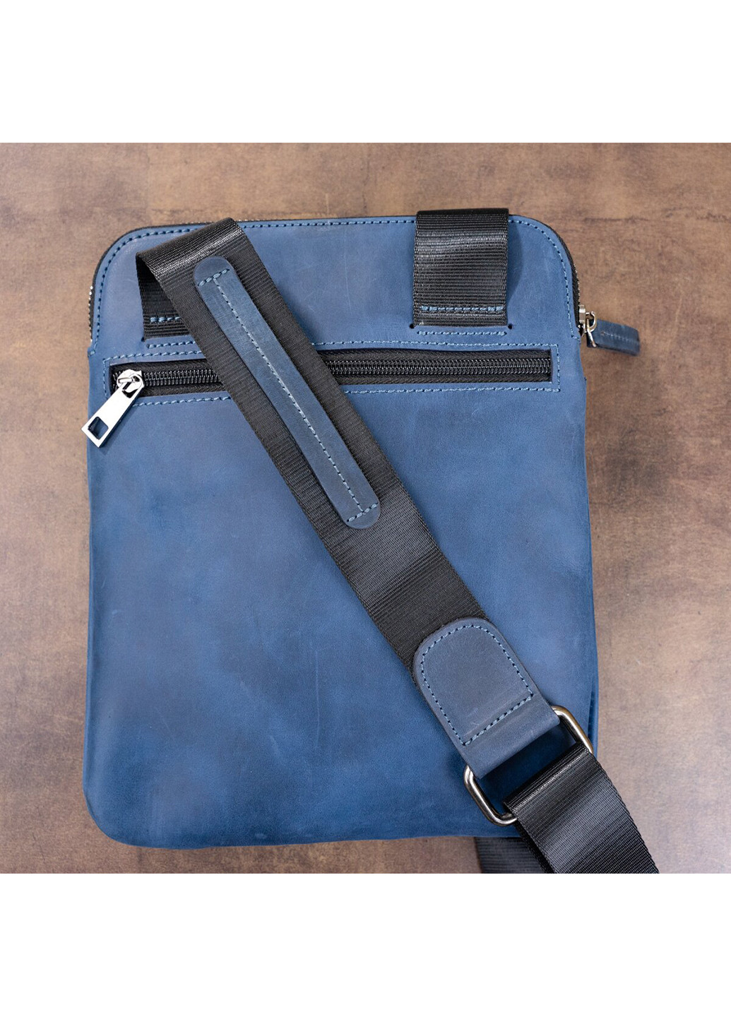 Мужская кожаная сумка 20,5х26х2 см Shvigel (229460871)