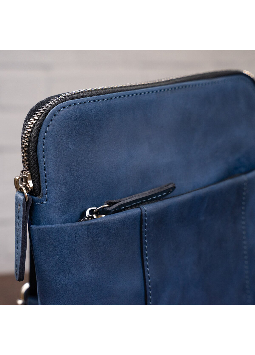 Мужская кожаная сумка 20,5х26х2 см Shvigel (229460871)