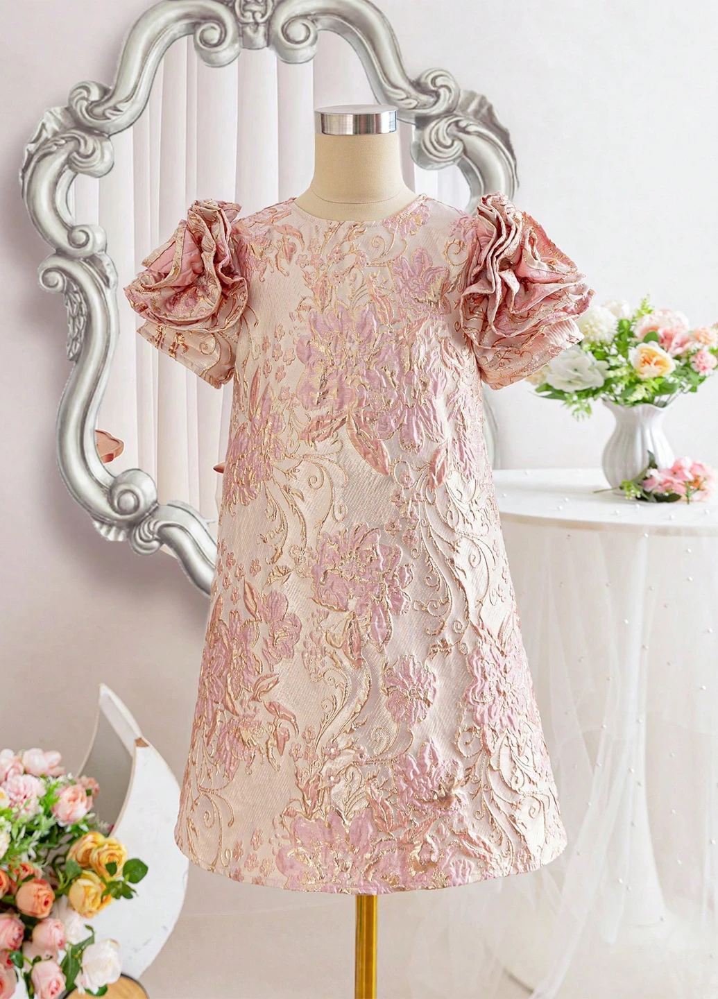 Світло-рожева сукня SHEIN (316506353)