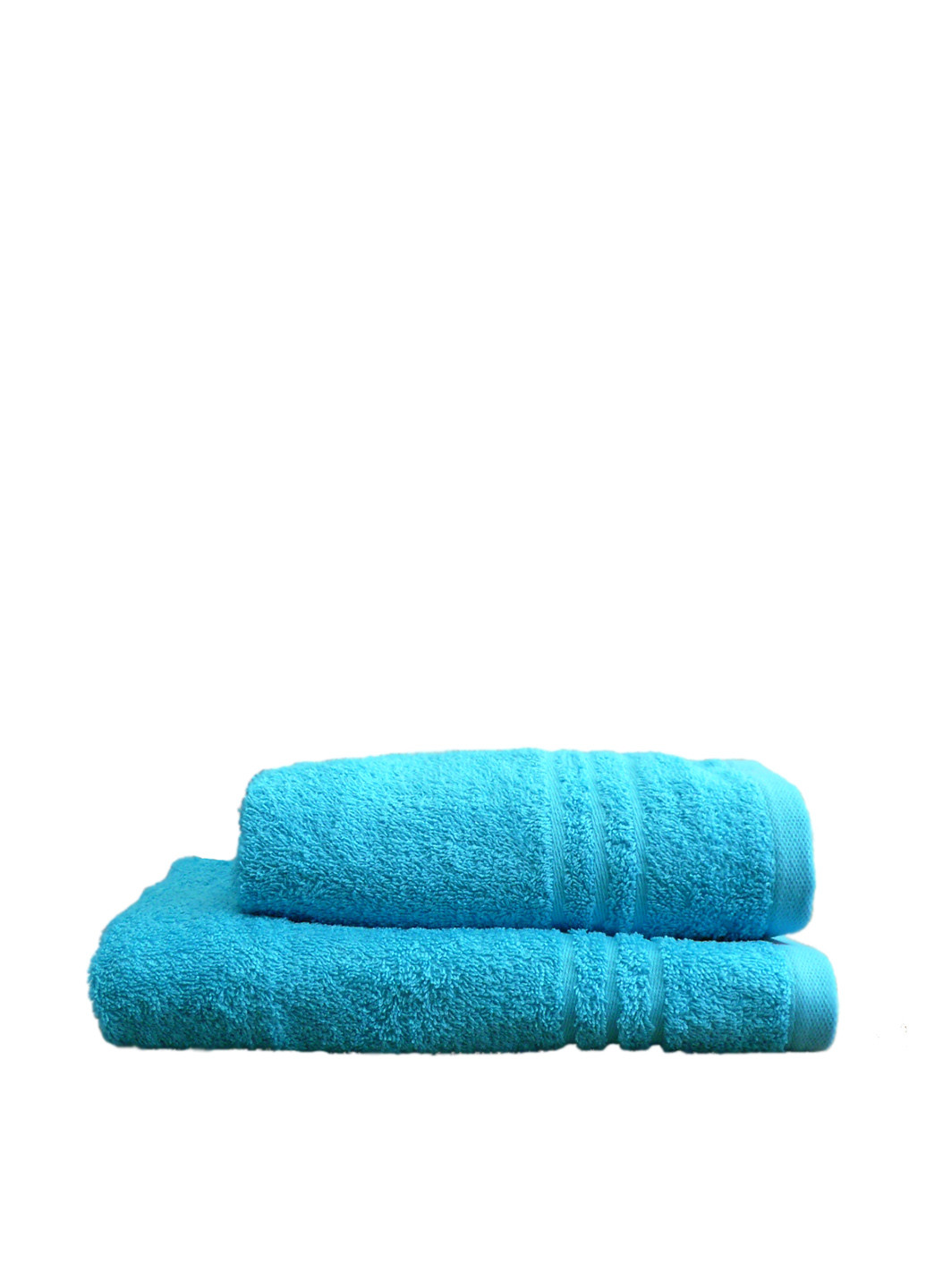 No Brand полотенце, 70х130 см однотонный голубой производство - Пакистан