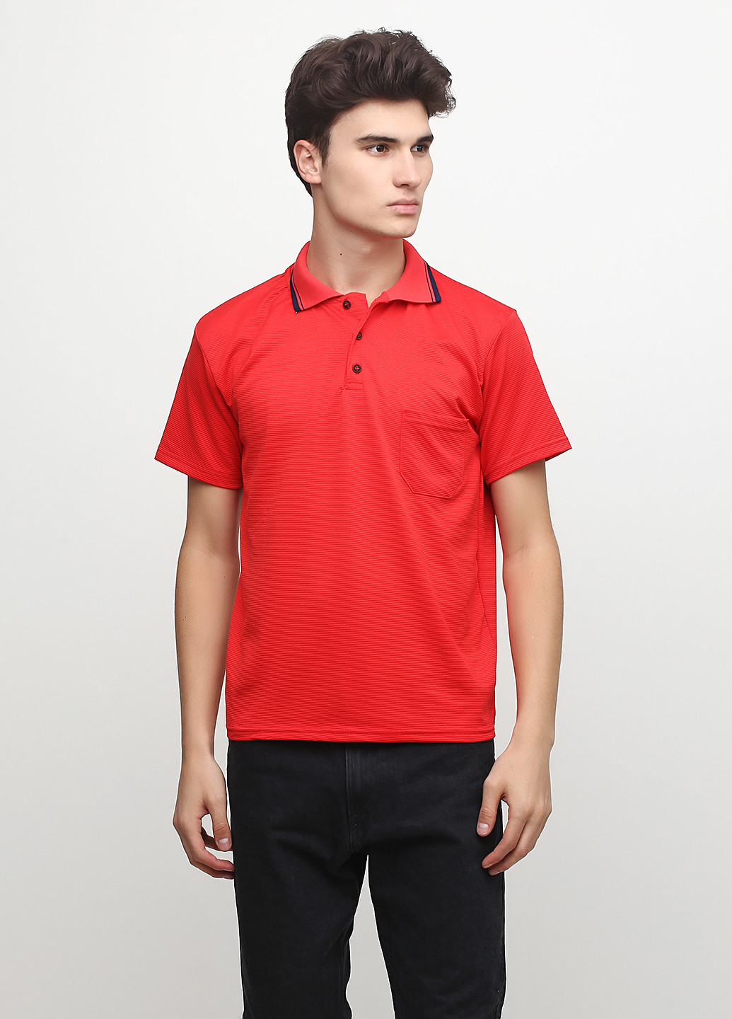 Красная футболка-поло для мужчин Chiarotex