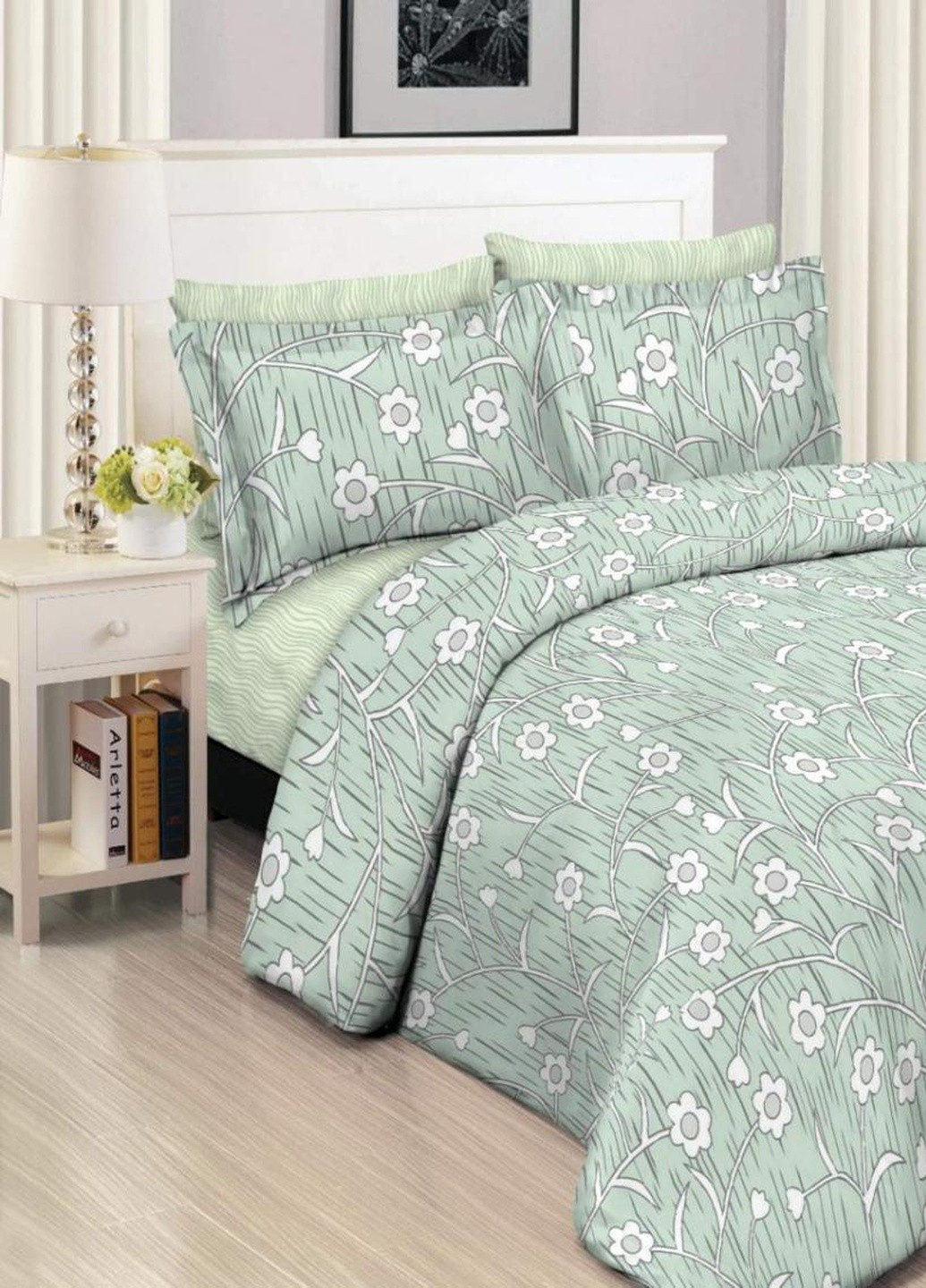 Постельное белье двуспальное ранфорс Пакистан W2067D Woodbury's Ранфорс (254761127)