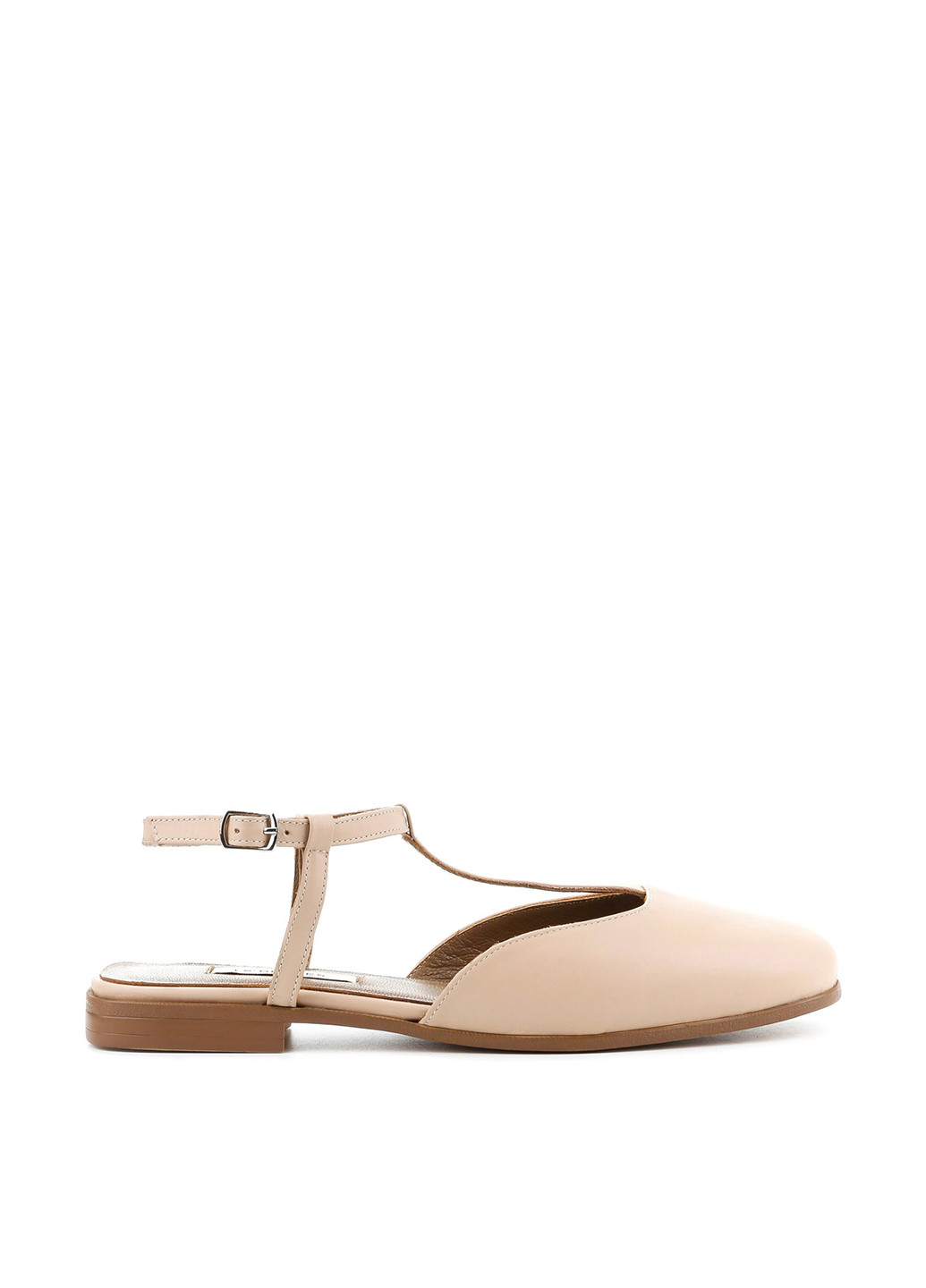 Le'BERDES Туфлі т-страп бежевий з натуральна шкіра, україна — літо (294097566)