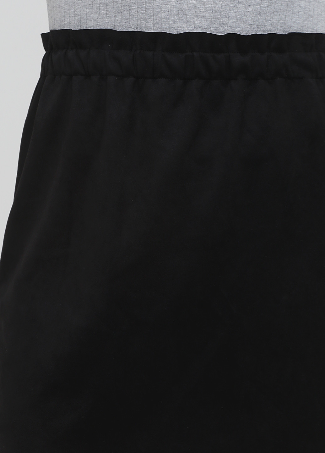 Черная кэжуал однотонная юбка Jennyfer