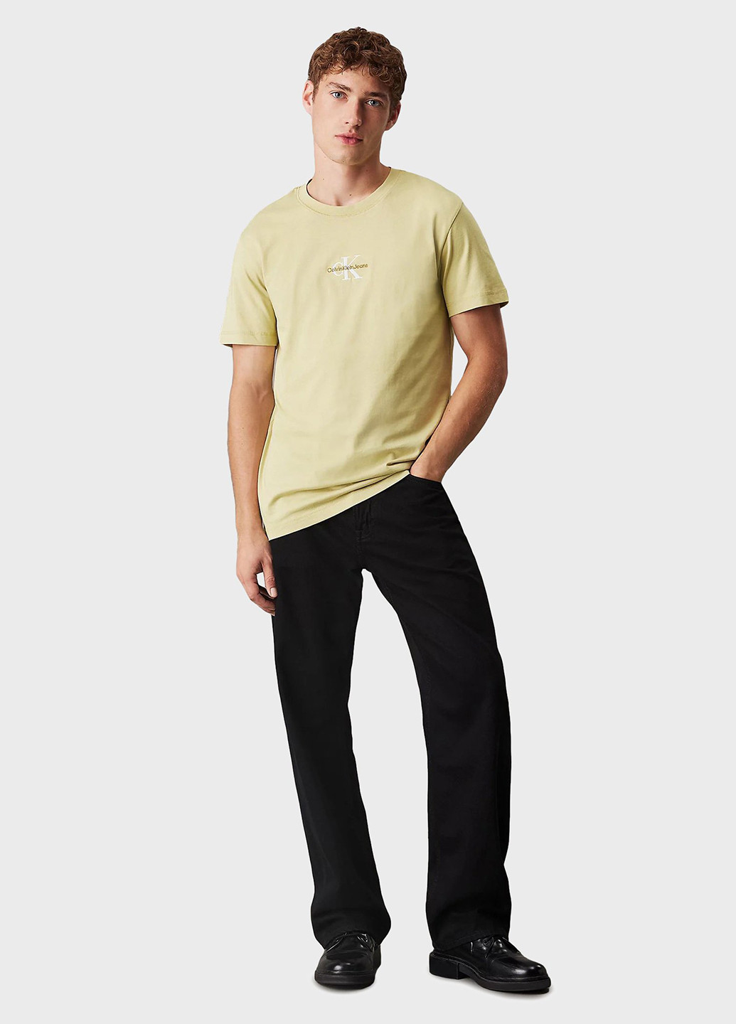 Жовта футболка Calvin Klein Jeans