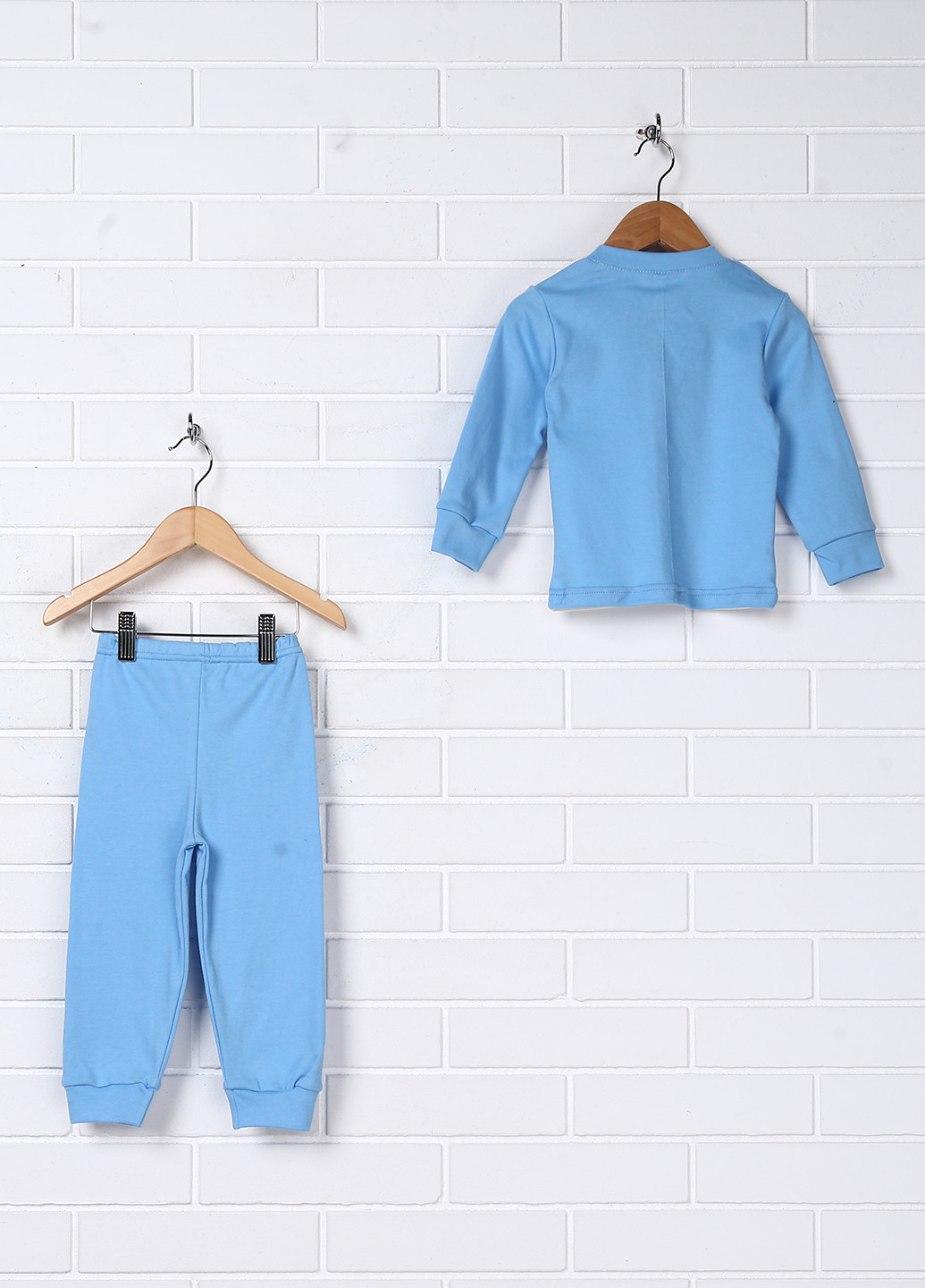 Голубая всесезон пижама (лонгслив, брюки) Baby Art