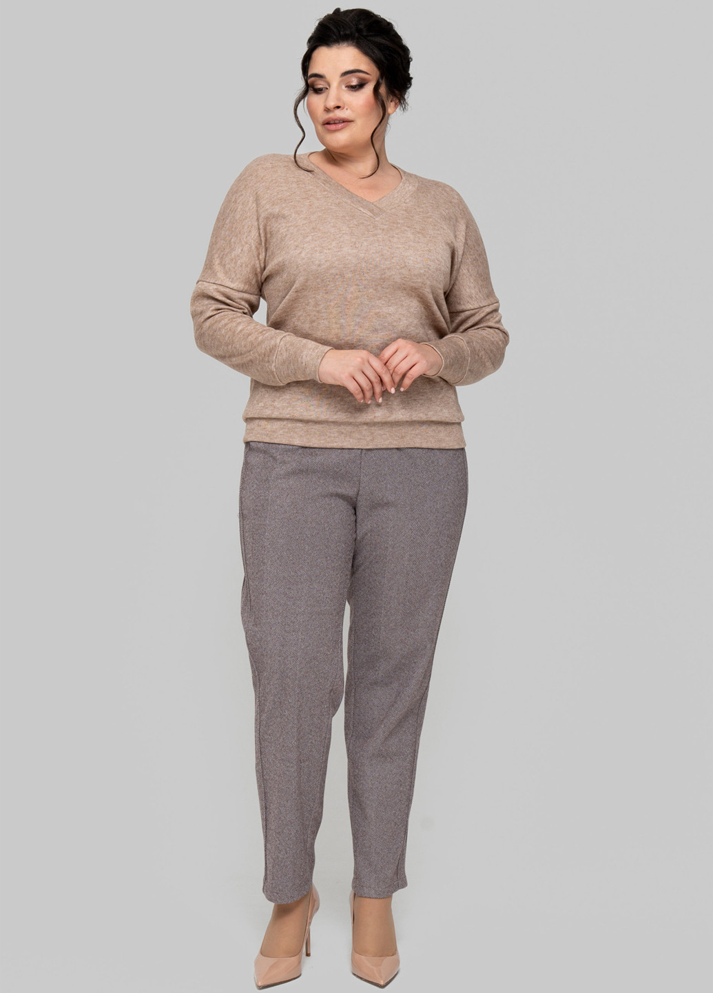 Коричневий демісезонний пуловер пуловер A'll Posa