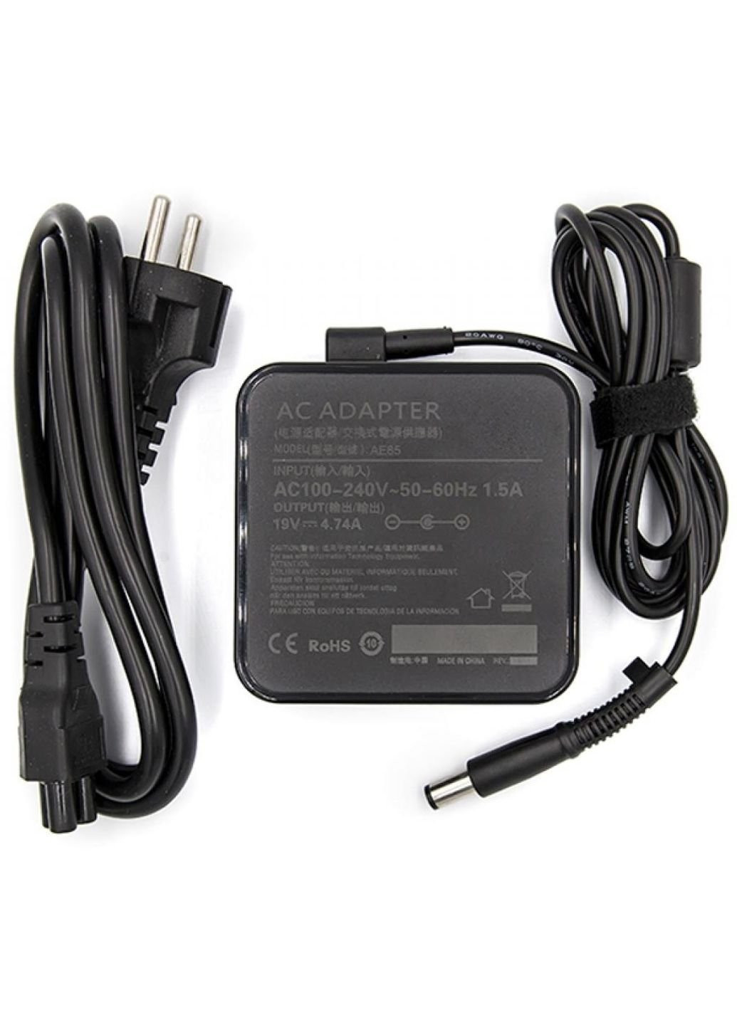 Джерело живлення до ноутбука HP 220V, 19V 90W 4.74A (7.4 * 5.0) Wall Mount (WM-HP90F7450) PowerPlant HP 220V, 19V 90W 4.74A (7.4*5.0) wall mount (250053965)