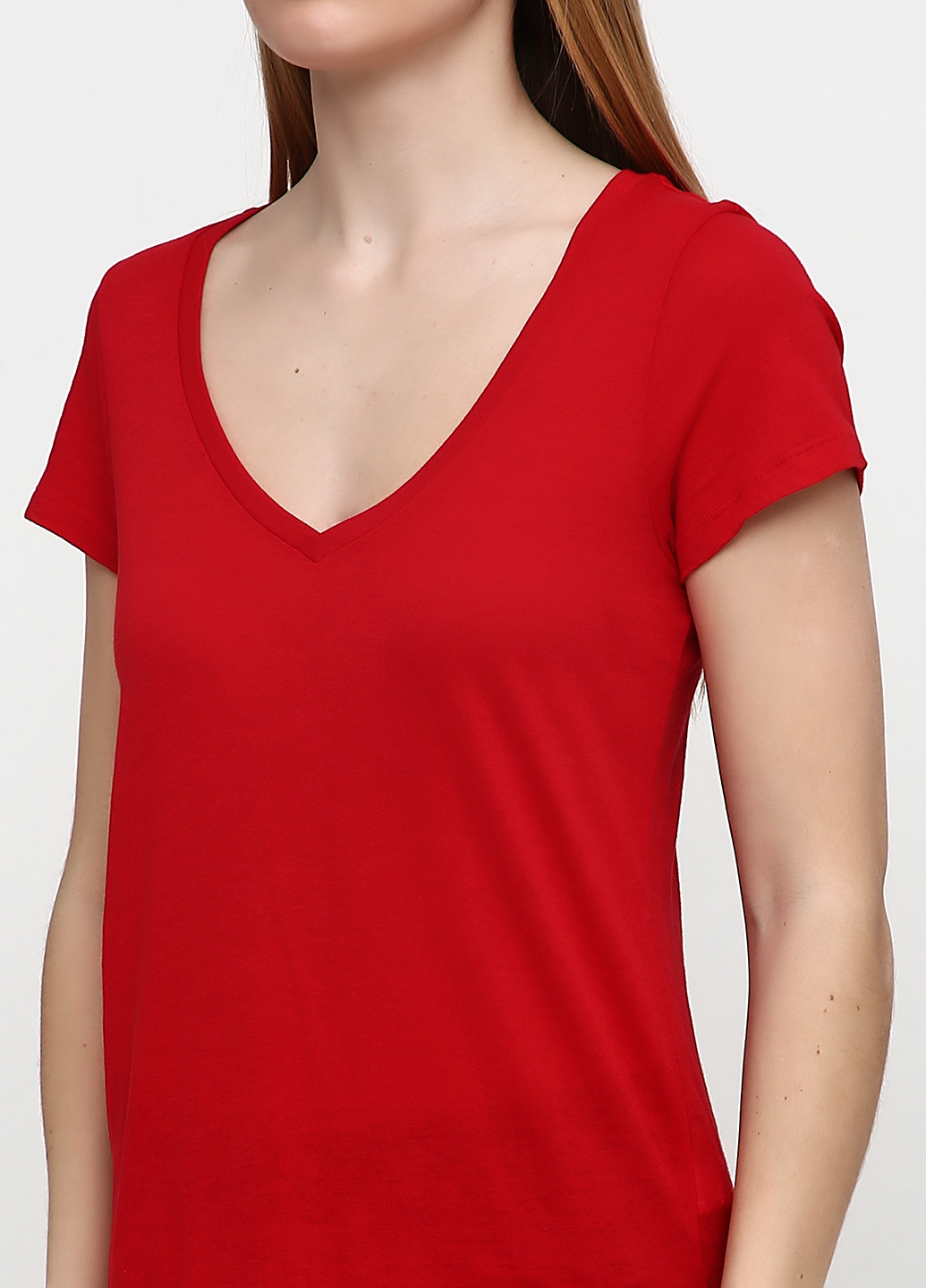 Красная летняя футболка Ralph Lauren
