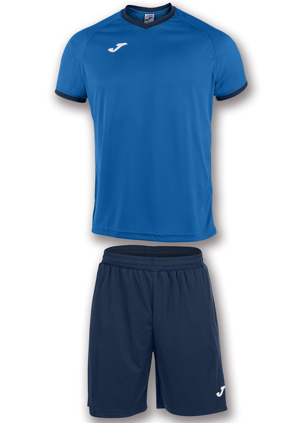Синий демисезонный комплект (футболка, шорты) Joma