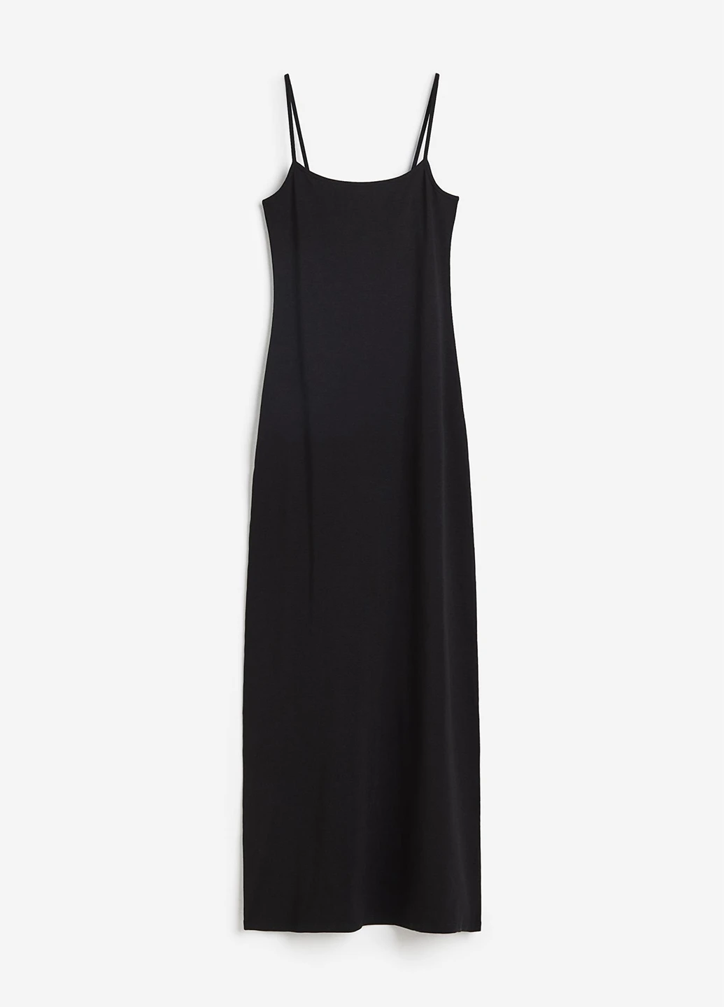 Черное кэжуал платье H&M однотонное