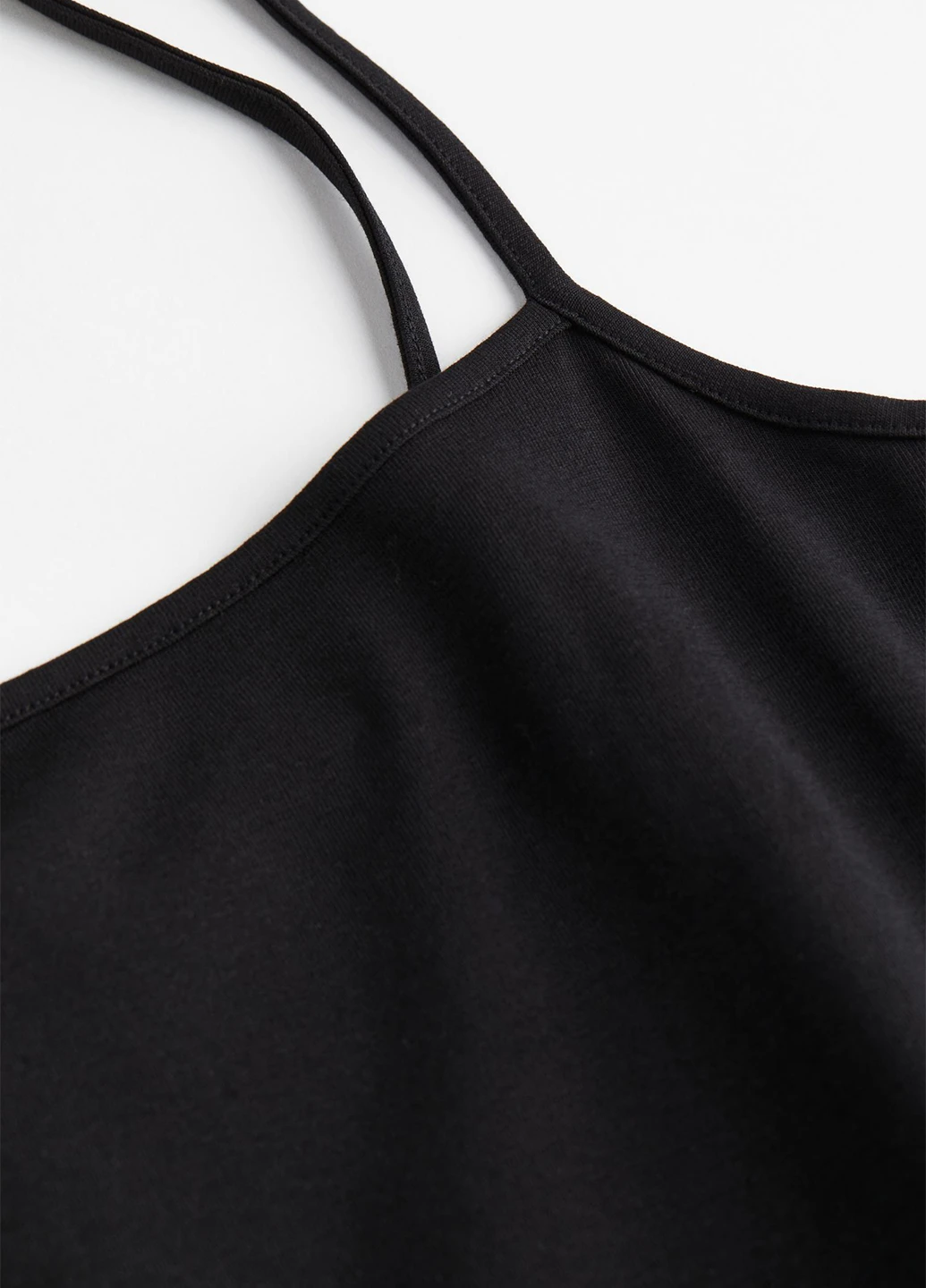 Черное кэжуал платье H&M однотонное