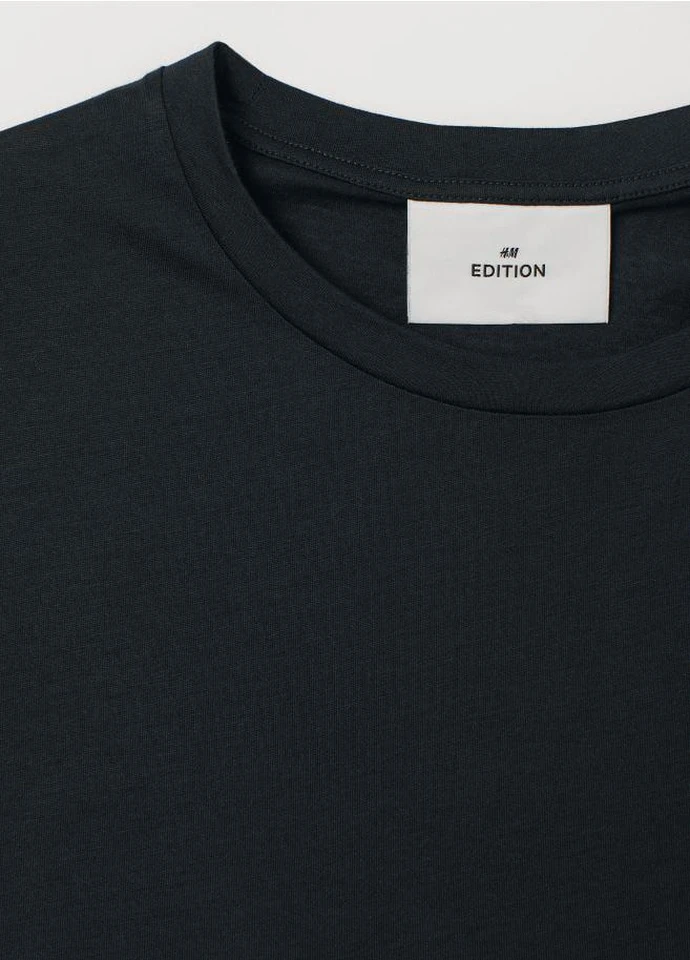Черная футболка H&M