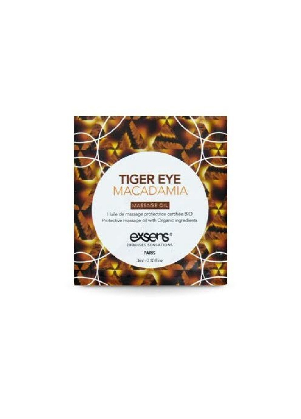 Пробник массажного масла Tiger Eye Macadamia 3мл Exsens (252660954)
