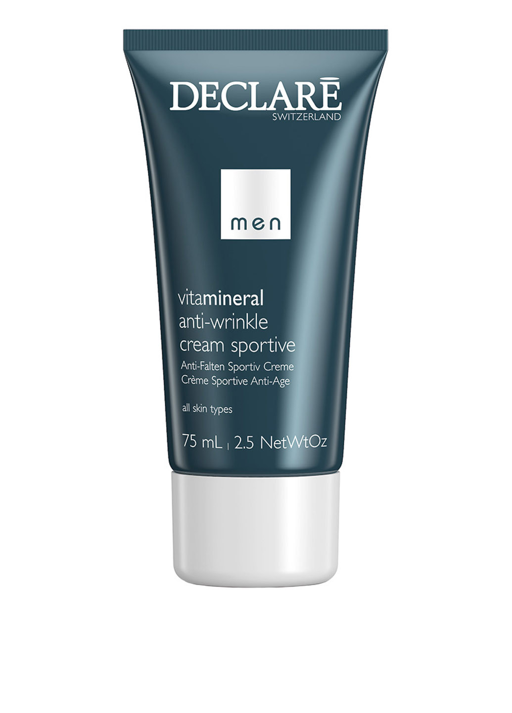 Крем против старения кожи Men VitaMineral Sportive Anti-Age Cream, 75 мл Declare (69675540)
