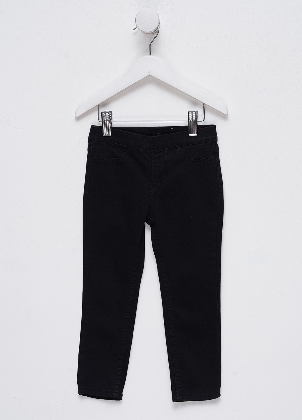 Черные демисезонные джеггинсы H&M