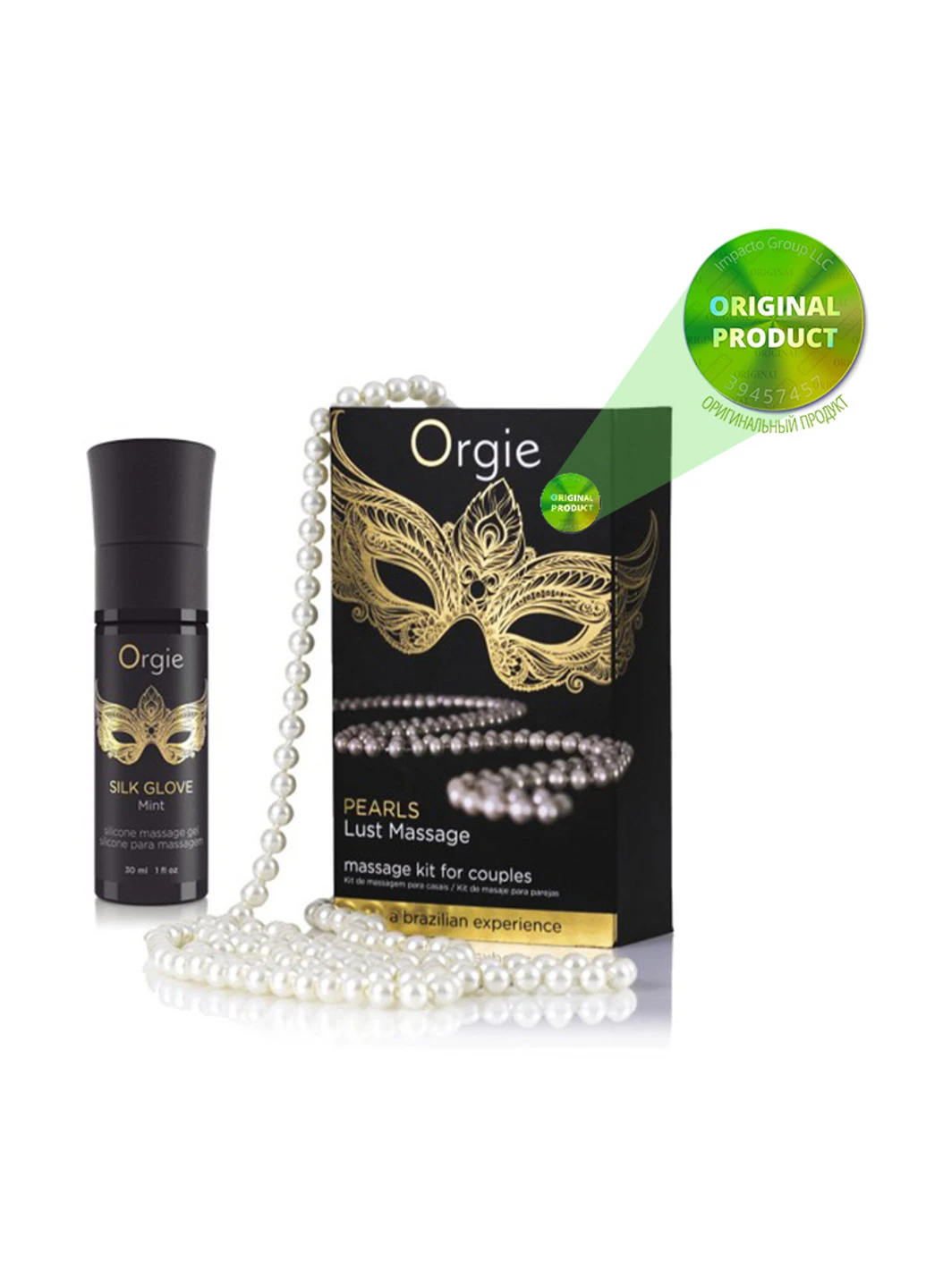 Набір для перлового масажу PEARLS LUST MASSAGE SET Orgie (251851916)