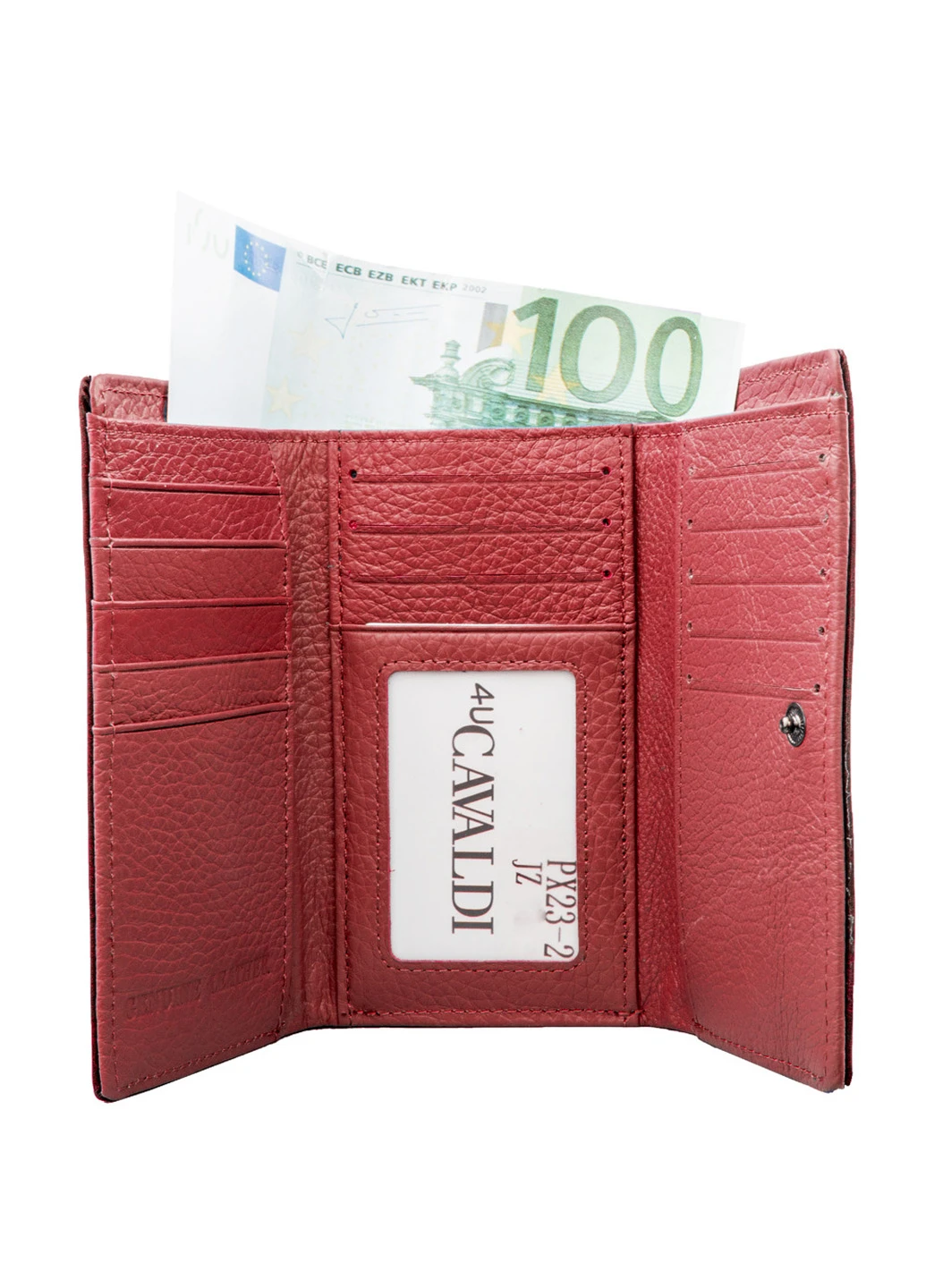 Жіночий шкіряний гаманець 14,5х8,5х3 см 4U Cavaldi (216146582)