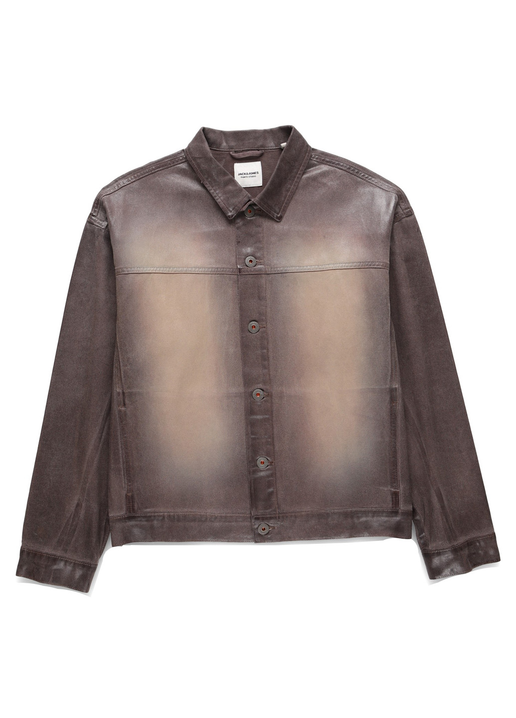 Серо-коричневая демисезонная куртка Jack & Jones