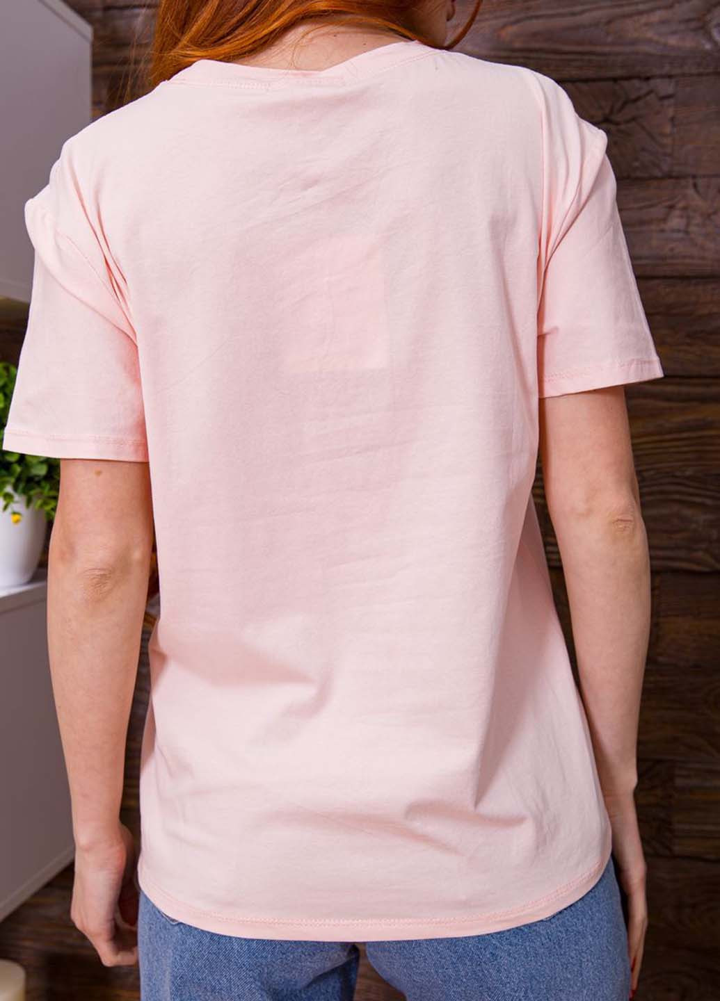 Персикова літня футболка Ager
