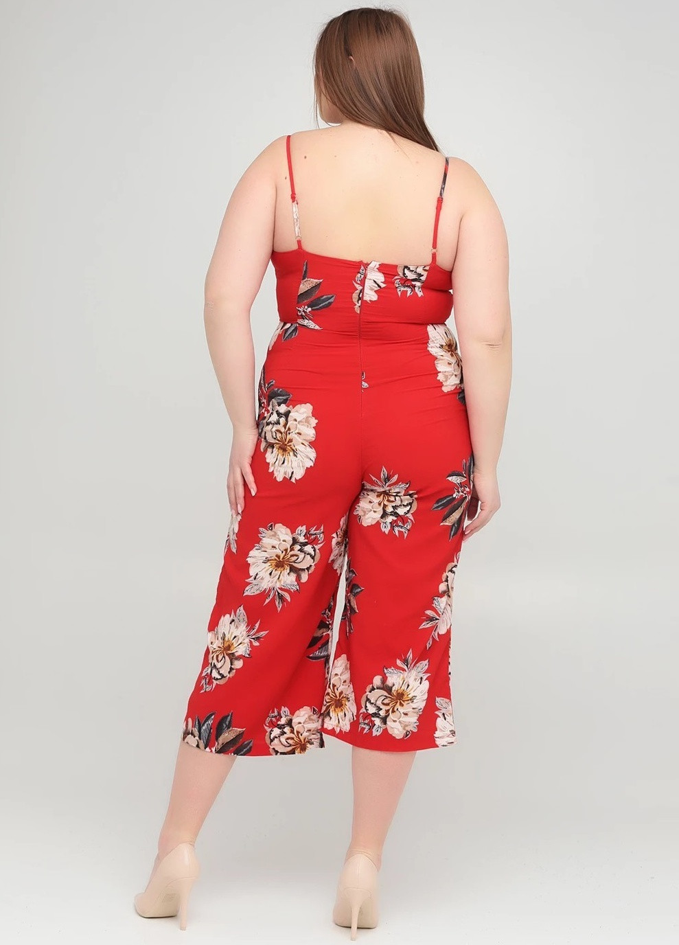 Комбинезон-брюки кэжуал Mela London красный