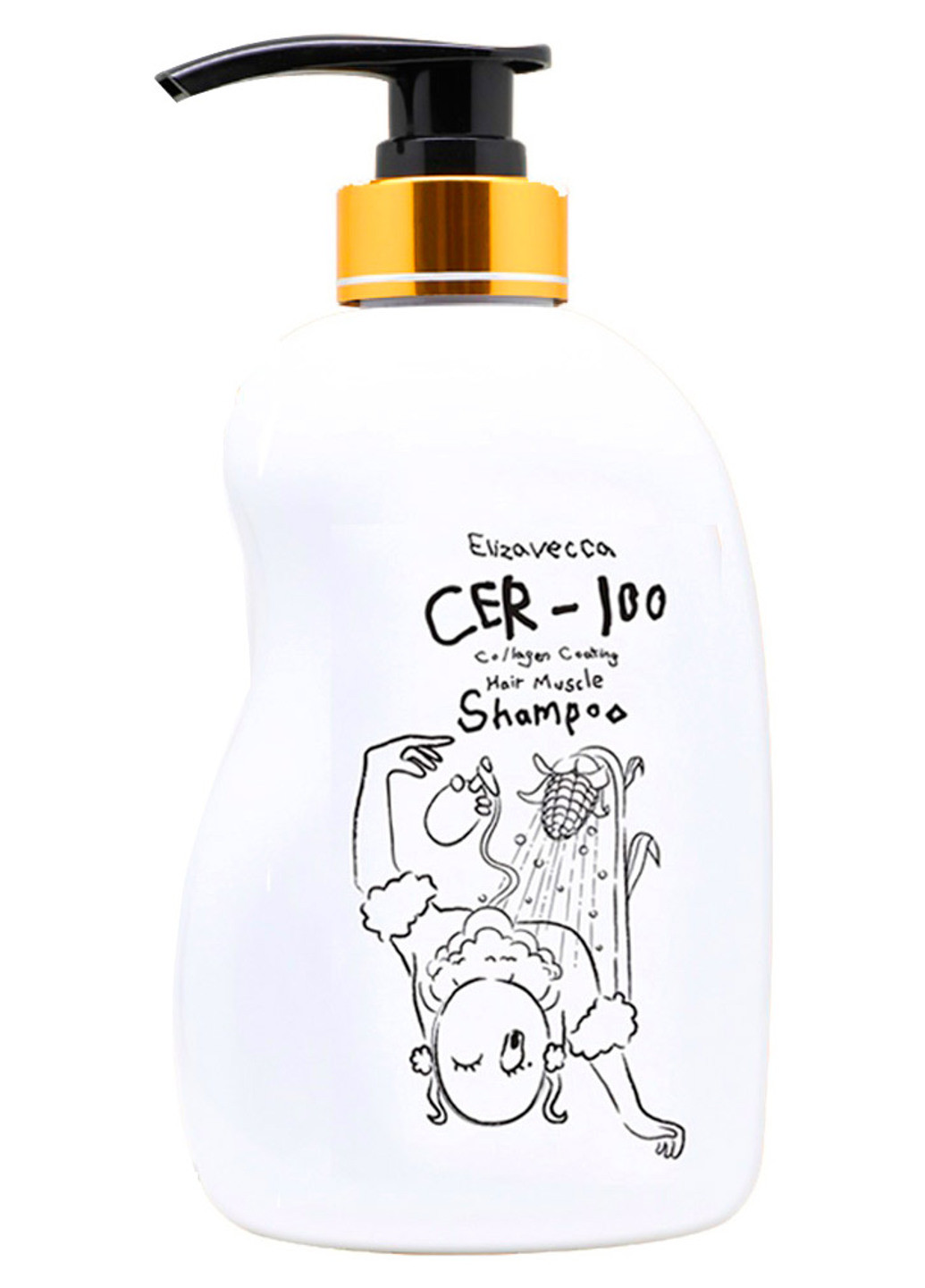 Шампунь для волосся CER-100 Collagen Coating Hair Muscle Shampoo 500 мл Elizavecca (221781071)
