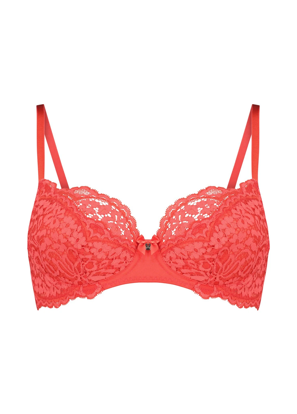 Червоний бюстгальтер Hunkemoller з кісточками поліамід