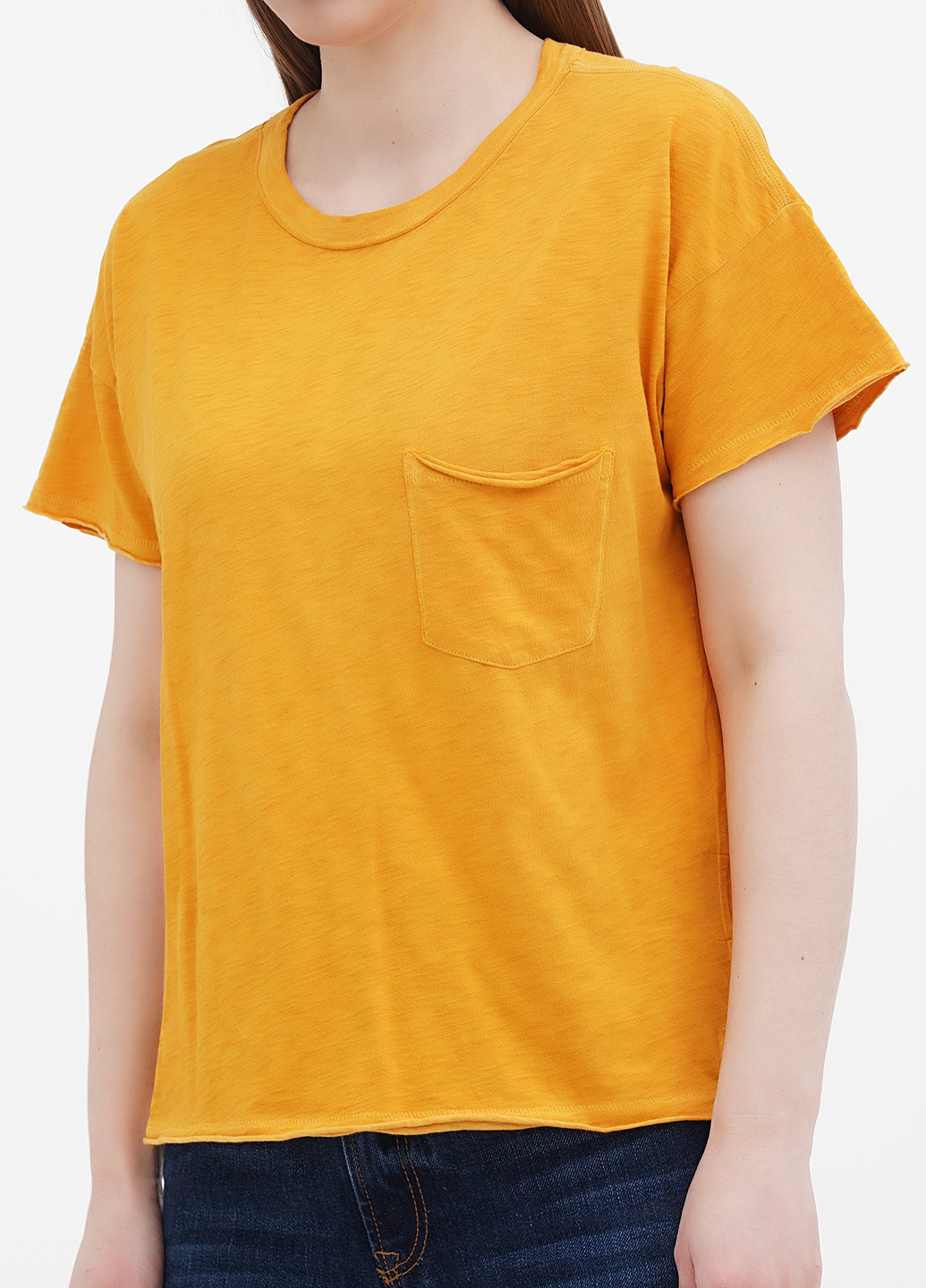 Желтая летняя футболка Rag&Bone