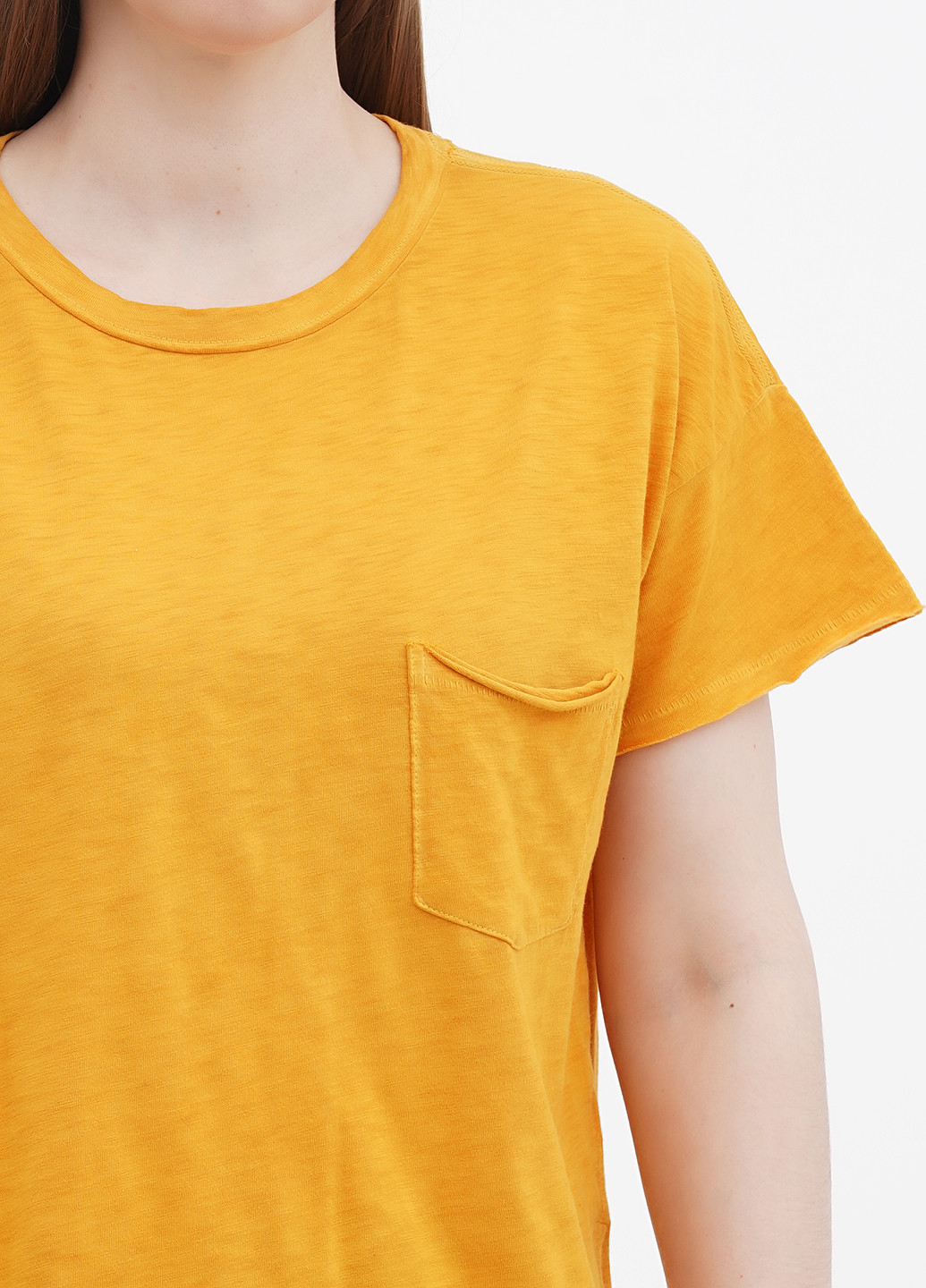 Желтая летняя футболка Rag&Bone