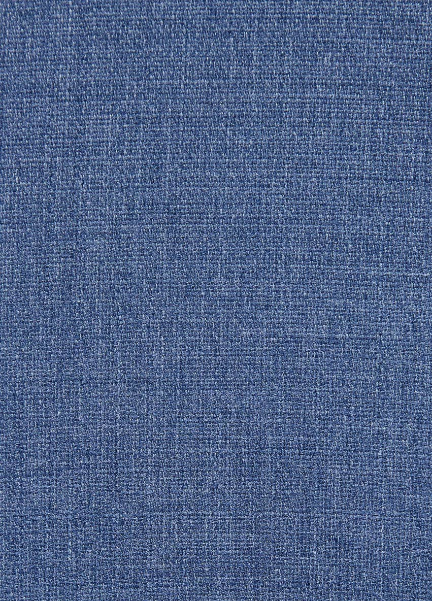 Голубой демисезонный голубой однотонный костюм тройка 10452 Yarmich