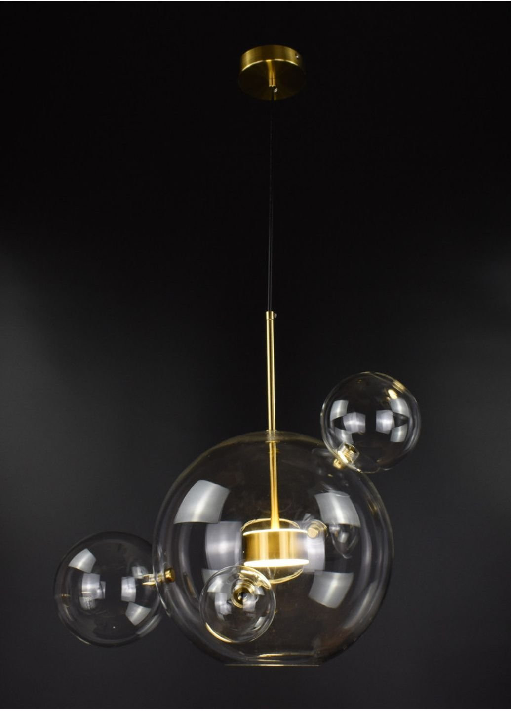 Люстра потолочная LED AA397/300+4AB Бронза 50х51х51 см. Sunnysky (253628372)