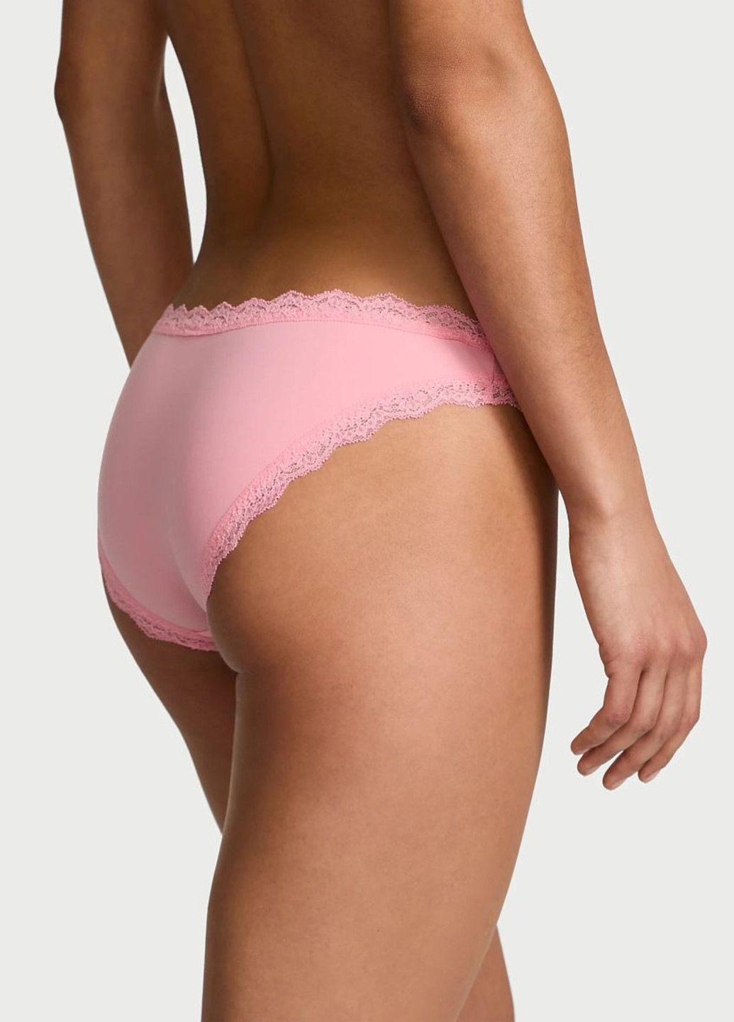 Розовый демисезонный комплект (бюстгальтер, трусики) Victoria's Secret