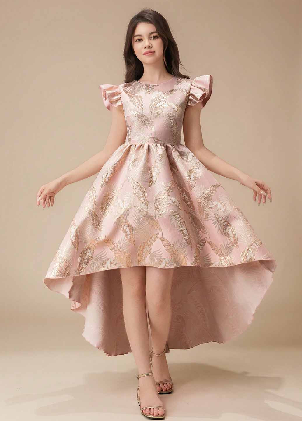 Пудрова сукня SHEIN (367748157)