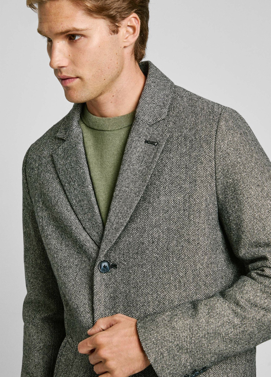 Сіре зимнє Пальто однобортне Pepe Jeans