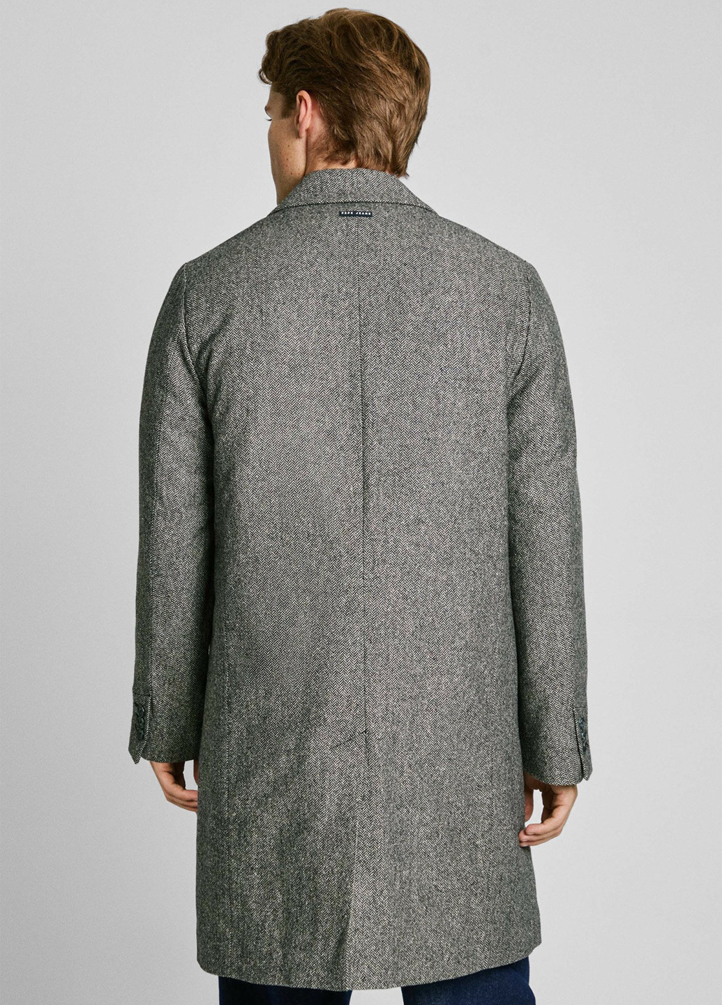 Сіре зимнє Пальто однобортне Pepe Jeans