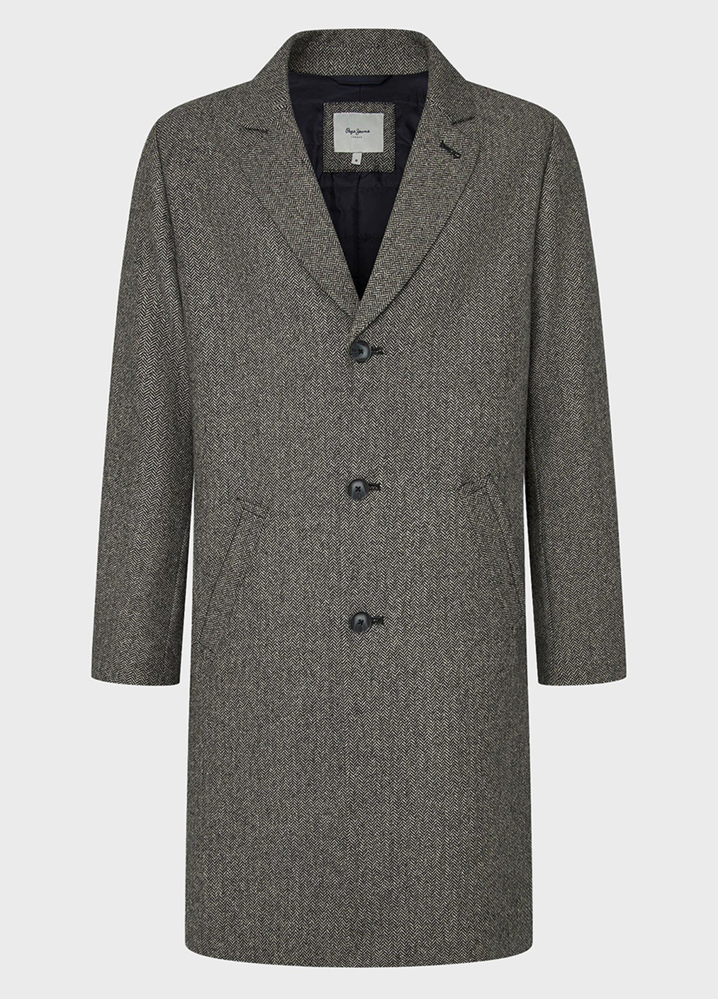 Сіре зимнє Пальто однобортне Pepe Jeans