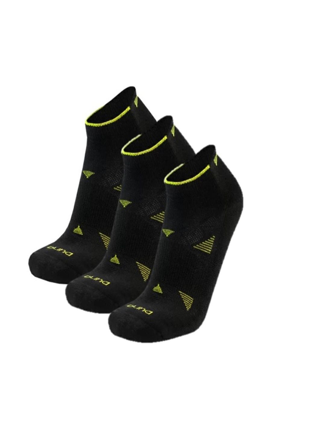 Чорні набір шкарпеток (3 шт.) чол./арт./27-29/чорний/2313 Duna геометричні (252932666)