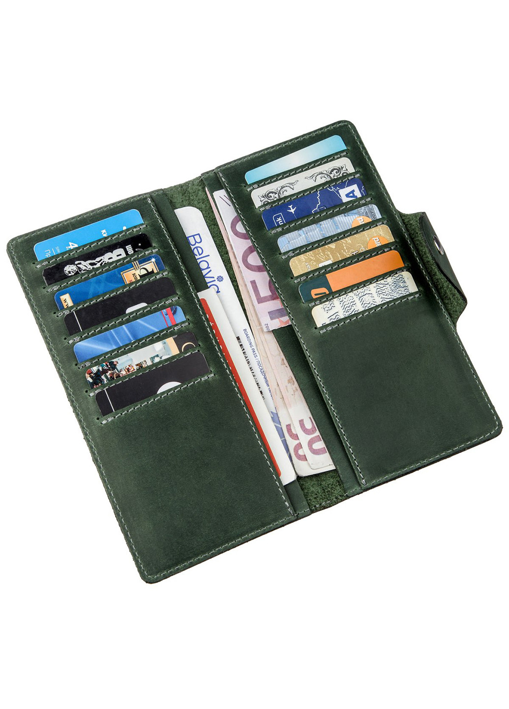 Шкіряний гаманець 18х8,5х1 см Shvigel (253491146)