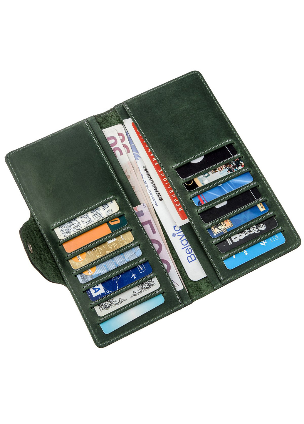 Шкіряний гаманець 18х8,5х1 см Shvigel (253491146)